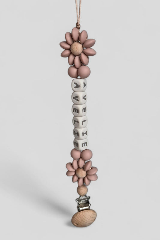 Little flower speenkoord met naam